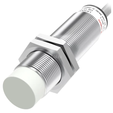 Датчик индуктивный LANBAO LR18XCN08ATCJ резьбовой, монтаж - незаподлицо, расстояние срабатывания - 8мм, тип выходного сигнала - 2-х проводной NC, соединение - кабель, материал корпуса - латунь никелированная, IP67