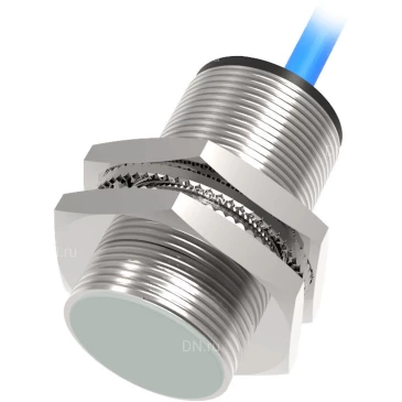 Датчик индуктивный LANBAO LR18XAF05FLCN резьбовой, монтаж - заподлицо, расстояние срабатывания - 5мм, тип выходного сигнала - NAMUR , соединение - кабель 2м, материал корпуса - латунь никелированная, IP67