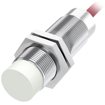 Датчик индуктивный LANBAO LR18XBN08DNCW резьбовой, монтаж - незаподлицо, расстояние срабатывания - 8мм, тип выходного сигнала - NPN NC, соединение - кабель 2м, материал корпуса - латунь никелированная, IP67