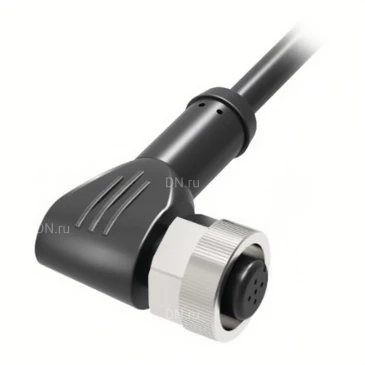 Кабель соединительный LANBAO QE12-N5G20 угловой разъем, 5 pin, кабель 20м, 250В, IP67