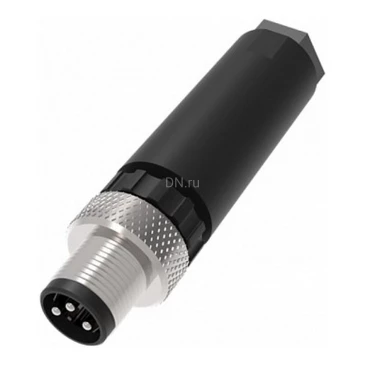 Кабель соединительный LANBAO QE8-W3F10 прямой разъем, 3 pin, кабель 10м, 60В, IP67