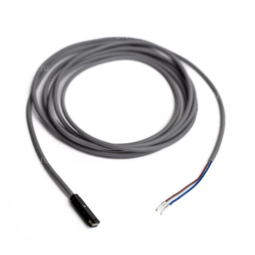 Датчик магнитный LANBAO FT05DLO прямоугольный, монтаж - заподлицо, тип выходного сигнала - 2-х проводной NO, соединение - кабель PVC 2м, материал корпуса - полибутилентерефталат, IP67