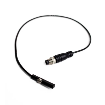 Датчик магнитный LANBAO FT051EWPO-030E1 прямоугольный, тип выходного сигнала - PNP NO, соединение - кабель 30см с разъемом M8, материал корпуса - полиуретан, IP67