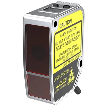 Датчик расстояния лазерный LANBAO PDA-CC10TGI, расстояние срабатывания - 30-100мм, кабель PVC 2м, корпус - алюминий, IP67