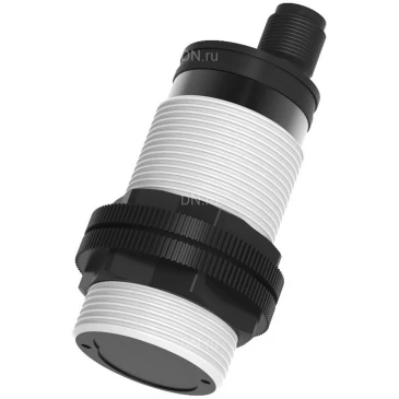 Датчик оптический LANBAO PR30S-BC100DPR-E2, цилиндрический корпус, диффузный, выход PNP, питание - 12-24В, разъем M12, IP67, расстояние срабатывания - 1000мм, материал корпуса - пластик