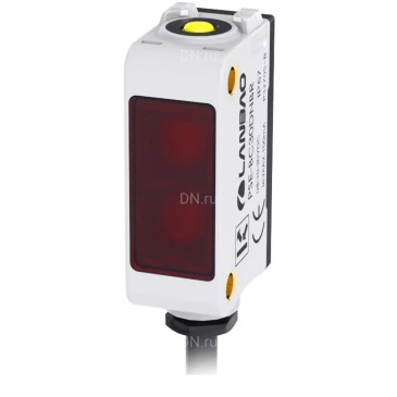 Датчик оптический LANBAO PSE-BC100DPB, прямоугольный корпус, диффузный, выход PNP, питание - 12-24В, кабель - 2м, IP67, расстояние срабатывания - 1000мм, материал корпуса - пластик