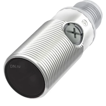 Датчик оптический LANBAO PSM-BC40DNB-E2, цилиндрический корпус, диффузный, выход NPN, питание - 12-24В, разъем M12, IP67, расстояние срабатывания - 400мм, материал корпуса - латунь никелированная