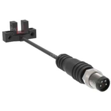 Датчик щелевой LANBAO PU05M-TGNR-L-F4, выход NPN, питание - 5-30В, кабель - 0.2м, IP64, расстояние срабатывания - 5мм, материал корпуса - пластик