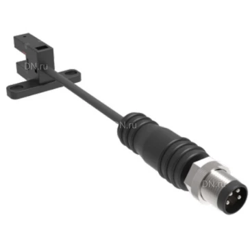 Датчик щелевой LANBAO PU05M-TGNR-T-F4, выход NPN, питание - 5-30В, кабель - 0.2м, IP64, расстояние срабатывания - 5мм, материал корпуса - пластик