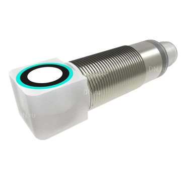 Датчик ультразвуковой LANBAO UR18G-CC35DI-E2, расстояние срабатывания - 30-350мм, разъем M12 4-pin, корпус - латунь никелированная