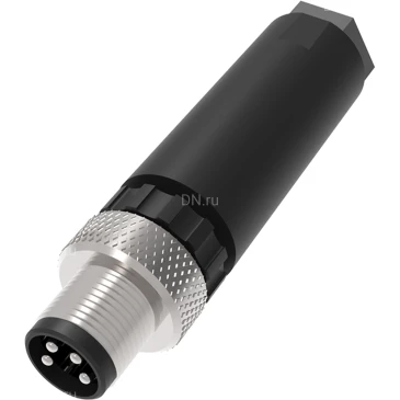 Разъем LANBAO QE8-W3F для датчиков, прямой, 60В, IP67, материал корпуса - пластик