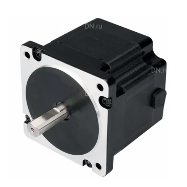 Электродвигатель шаговый LEADSHINE 86CM120-BZ с электрическим тормозом, фланец - NEMA 34 (86мм), угол шага - 1.8°, крутящий момент - 12Нм, IP54