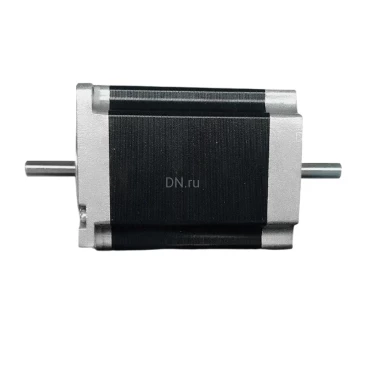 Электродвигатель шаговый LEADSHINE 86CM85-SZ с двумя валами биполярный, фланец - NEMA 34 (86мм), угол шага - 1.8°, крутящий момент - 8.5Нм, IP54