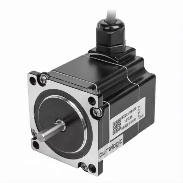 Электродвигатель шаговый LEADSHINE IP65 86CM45-FS биполярный, фланец - NEMA 34 (86мм), угол шага - 1.8°, крутящий момент - 4.5Нм, IP65