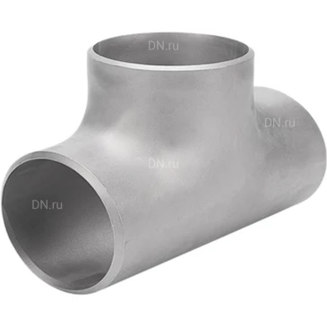 Тройник короткий LEADTEK Ду32 (Дн42,4х3), корпус - нержавеющая сталь AISI304, присоединение - под приварку, ISO стандарт