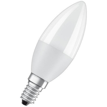 Лампа светодиодная LEDVANCE LED Value LVCLB75 матовая, мощность - 10 Вт, цоколь - E27, световой поток - 800 лм, цветовая температура - 6500 K, форма - свеча