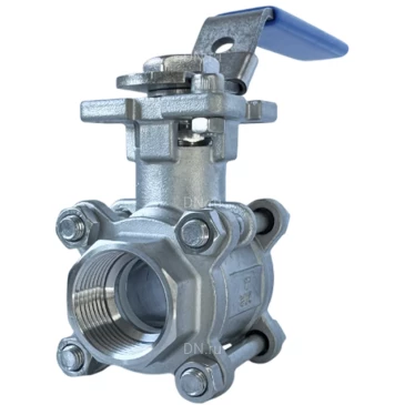 Кран шаровой Lotar LTR-TKp50/4 2″ Ду50 Ру25 полнопроходной, трехсоставной, резьбовой, ISO5211, внутренняя резьба, корпус - нержавеющая сталь AISI 304 (CF8), уплотнение - PTFE, управление - рукоятка-рычаг Кран шаровой Lotar LTR-TKp50/4 2″ Ду50 Ру25 полнопроходной, трехсоставной, резьбовой, ISO5211, внутренняя резьба, корпус - нержавеющая сталь AISI 304 (CF8), уплотнение - PTFE, управление - рукоятка-рычаг