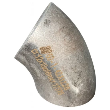 Отвод Россия 60° Дн45х5.0 (Ду40) сталь 12Х18Н10Т, бесшовный, крутоизогнутый, исполнение 2, под приварку ГОСТ 17375-2001