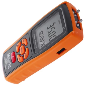 Манометр МЕГЕОН 51010 дифференциальный цифровой, диапазон измерения давления ±10кПа, точность ±0.3%, диаметр штуцера - 4мм