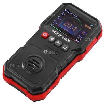 Газоанализатор (измеритель концентрации кислорода) МЕГЕОН 08004, материал корпуса - пластик, 3 вида сигнализации, питание - Li-ion 3.7В