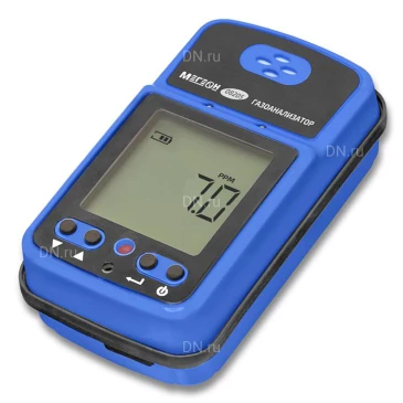 Газоанализатор (измеритель концентрации диоксида серы) МЕГЕОН 08205, материал корпуса - пластик, 3 вида сигнализации, питание - Li-ion 3.7В