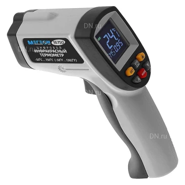 Пирометр (термометр) МЕГЕОН 16750 цифровой инфракрасный, промышленный с цветным дисплеем, температурный диапазон -50-750°С