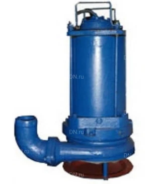 Насос фекальный МНЗ ЦМФ 40-25 погружной, с режущим ножом, мощность - 5.5кВт, напор - 25м, производительность - 40м3/ч, до 35°C, 380В