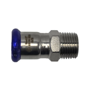 Муфта MVI SS.520.0404 Ду15x1/2″ Ру16 корпус - нержавеющая сталь AISI304, присоединение - пресс/наружная резьба