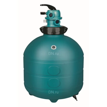 Песчаный фильтр ESPA FKB 450 6TP 1 1/2 ″ Ду40 Ру2 присоединение - резьбовое, производительность - 8м3/ч, размер гранул 0.5 - 0.8 мм, корпус - полиэтилен