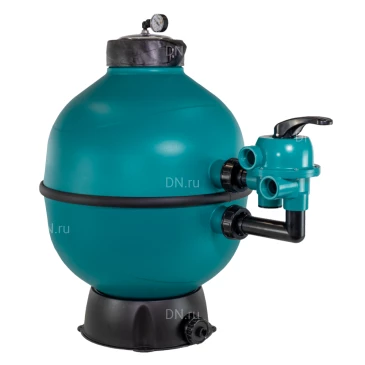 Песчаный фильтр ESPA FKP 620 6LT 1 1/2 ″ Ду40 Ру2.5 присоединение - резьбовое, производительность - 15м3/ч, размер гранул 0.5 - 0.8 мм, корпус - полиэтилен