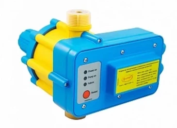 Регулятор давления Vodotok ЭДД-9-2.2кВт-1 1/4″ электронный, присоединение - G1 1/4″, стартовое давление - 1.5бар, максимальное давление - 10бар, кабель с вилкой, кабель с розеткой