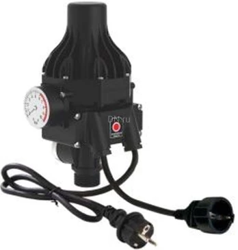 Регулятор давления Vodotok ЭДД-3-1.1кВт-С электронный, присоединение - G1″, стартовое давление - 1.5бар, максимальное давление - 10бар, кабель с вилкой, кабель с розеткой