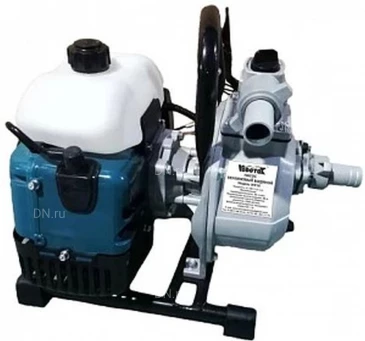 Мотопомпа Vodotok WP15 бензиновая, поверхностная, мощность - 1.1кВт, напор - 35м, производительность - 84л/мин, производительность - 50-450л/мин