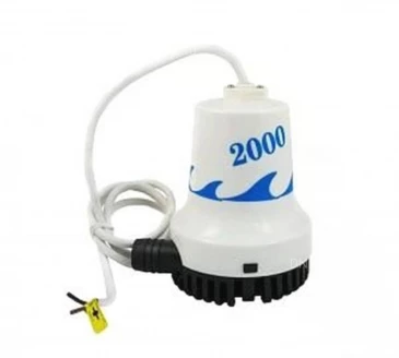Насос колодезный Vodotok WWB-05808 погружной, трюмный корпус - пластик, напор - 4м, производительность - 127л/мин, 12В, с поплавковым выключателем