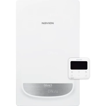 Котел газовый NAVIEN Deluxe S Coaxial 30k настенный двухконтурный, мощность - 30кВт, камера - закрытая