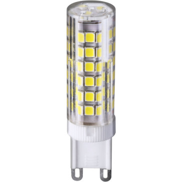 Лампа светодиодная NAVIGATOR NLL-P-G9 прозрачная, мощность - 6 Вт, цоколь - G9, световой поток - 500 лм, цветовая температура - 4000 K, форма - капсульная