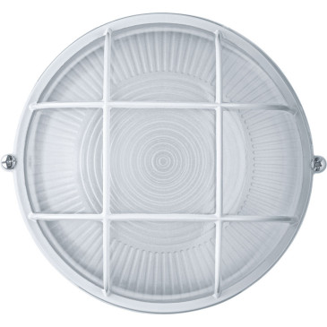 Светильник под лампу NAVIGATOR ЛОН NBL-R2-60-E27/WH 177x183x82 мм, накладной, цоколь - E27, материал корпуса - алюминий, цвет - белый