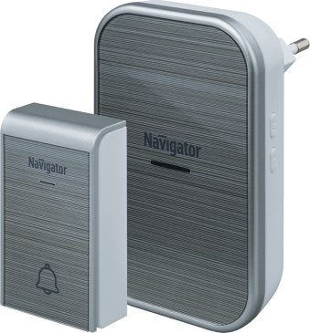 Звонок беспроводной NAVIGATOR NDB-D AC04, 29 мелодий, цвет - , корпус - пластик, IP20, поверхностный монтаж (открытая установка)