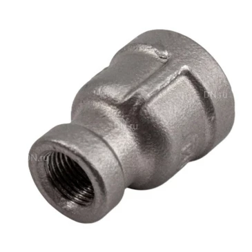 Муфта переходная NewKey NK-MMH/4 3/4″х3/8″ Ду20х10 Ру16 корпус – нержавеющая сталь AISI304 (CF8), присоединение – внутренняя резьба