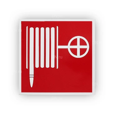 Знак НПО ПУЛЬС F02 «Пожарный кран» на самоклеящейся фотолюминесцентной пленке, 100х100мм