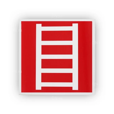 Знак НПО ПУЛЬС F03 «Пожарная лестница» на самоклеящейся не светящейся пленке, 200х200мм