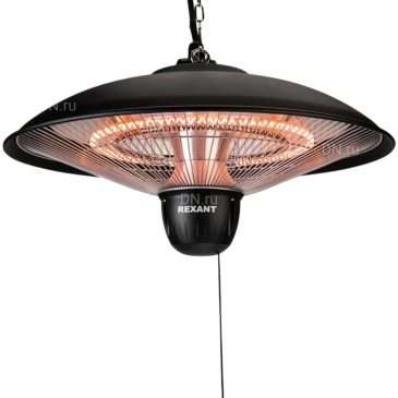 Обогреватель инфракрасный REXANT 60-0061 электрический, мощность - 1.5кВт, площадь обогрева - 25м2, 220В