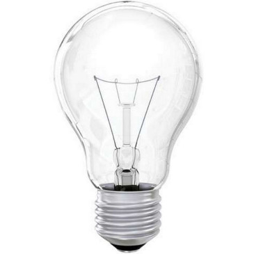 Лампа накаливания ОНЛАЙТ OI-A, мощность - 95 Вт, цоколь - E27, световой поток - 1240 лм, форма - грушевидная