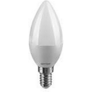 Лампа светодиодная ОНЛАЙТ OLL-C37 матовая, мощность - 10 Вт, цоколь - E14, световой поток - 700 лм, цветовая температура - 2700 K, форма - свеча