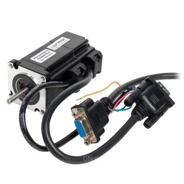 Шаговый серводвигатель PL57H80430-D8-1K с энкодером 1000PPR, фланец - NEMA 23 (57мм), угол шага - 1.8гр, крутящий момент - 2Нм, IP54