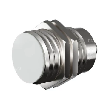 Индуктивный датчик Prompower KJ130-D16PA-DS1248-LY резьбовой, монтаж - заподлицо, расстояние срабатывания - 16мм, тип выходного сигнала - PNP-НО, соединение - разъём М12, материал корпуса - никелированная латунь, IP67