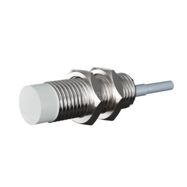 Индуктивный датчик Prompower KT118-D16PA-D355-LY резьбовой, монтаж - незаподлицо, расстояние срабатывания - 16мм, тип выходного сигнала - PNP-НО, соединение - кабель, материал корпуса - никелированная латунь, IP67