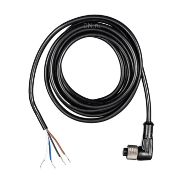 Кабель Prompower KJT-J12A4-LY для индуктивных датчиков, разъём - M12 угловой 4-pin, длина - 2м