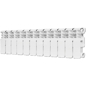 Радиатор биметаллический ROMMER Plus BM 200 RBM-3210-020012, 256х948мм, теплоотдача - 840Вт, подключение - боковое, цвет - белый RAL 9016