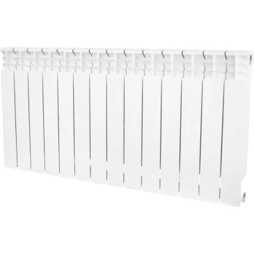 Радиатор биметаллический STOUT Space 500 SRB-0310-050014, 561х1120мм, теплоотдача - 2534Вт, подключение - боковое, цвет - белый RAL 9016